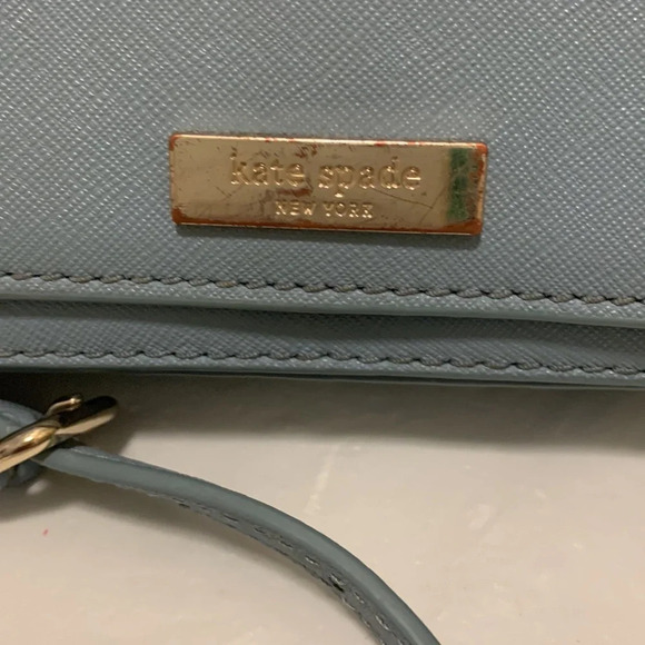KATE SPADE Laurel Way Large Carsen Crossbody in Light Blue - Picture 7 of 11